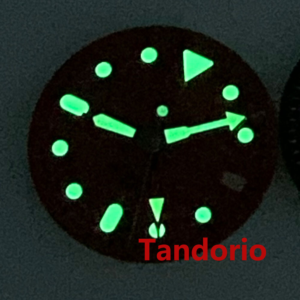 29mm Sterile Watch Dial Face Fit NH34A NH34 GMT Automatic Movement Date Luminous