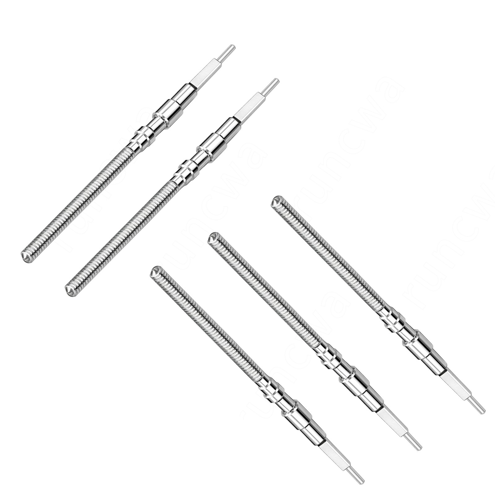 5PCS Seiko Watch Winding Stems For Movement 7S26A 7S26B 7S26C 7S36A 7S36B 7S36C