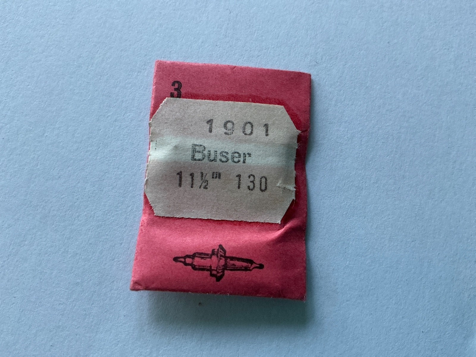NOS watchmakers Buser 11 1/2” 130 Balance staffs Swiss made DCN X3 staffs