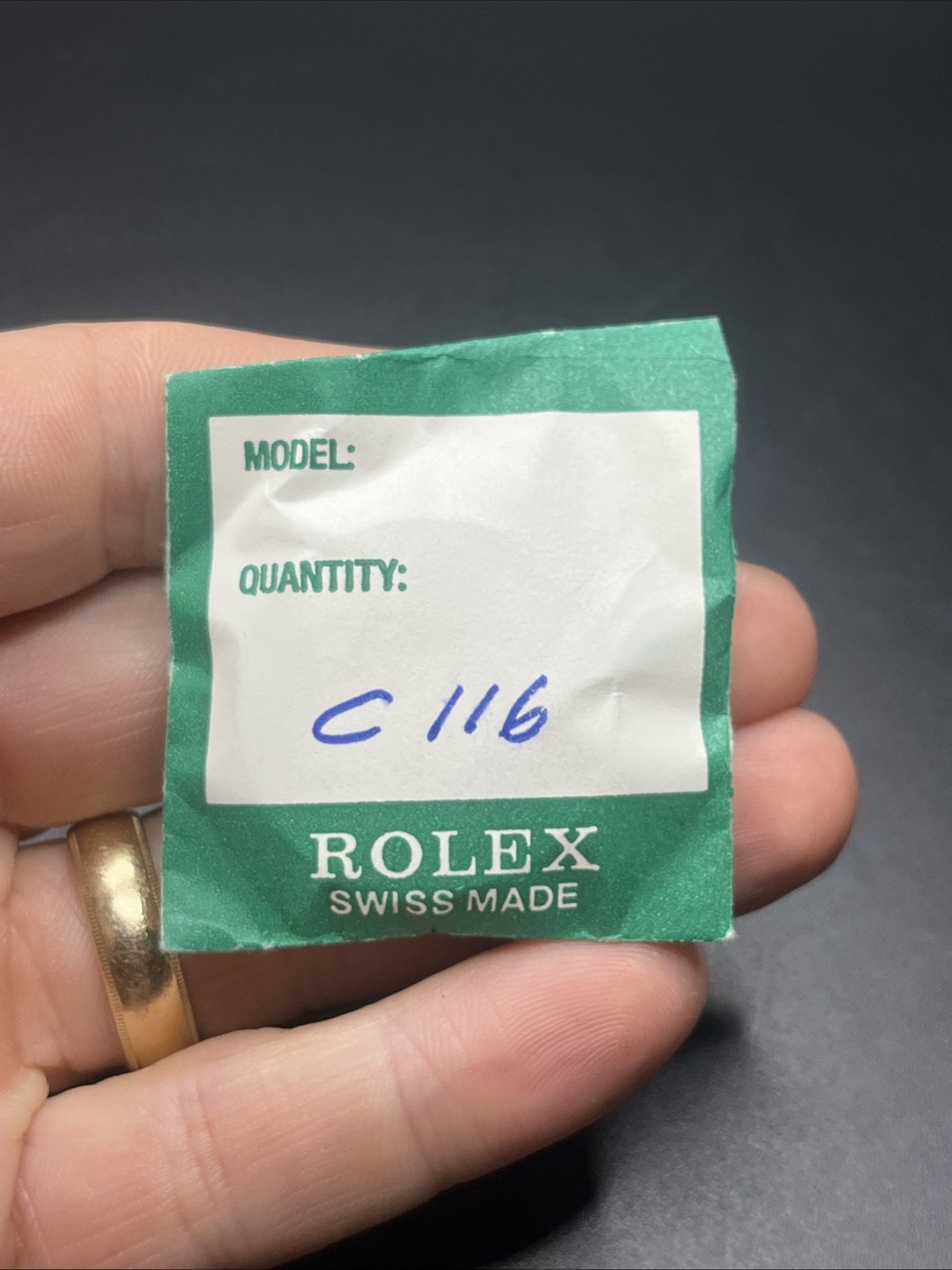 Genuine Rolex Acrylic Crystal 25-116 (1655, 1675, 16750, 16753)