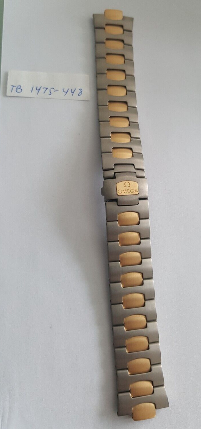 Omega Titanium-18KT Yellow Gold Plated Bracelet Number TB1475-448