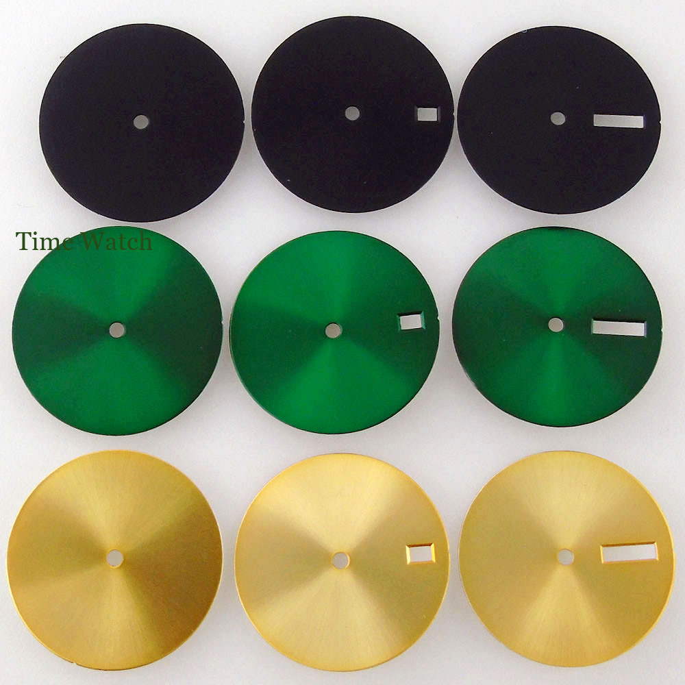 Sterile Watch Dial 29mm For NH35 Miyota8215 DG2813 ETA2824/2836 Black/Gold/Green