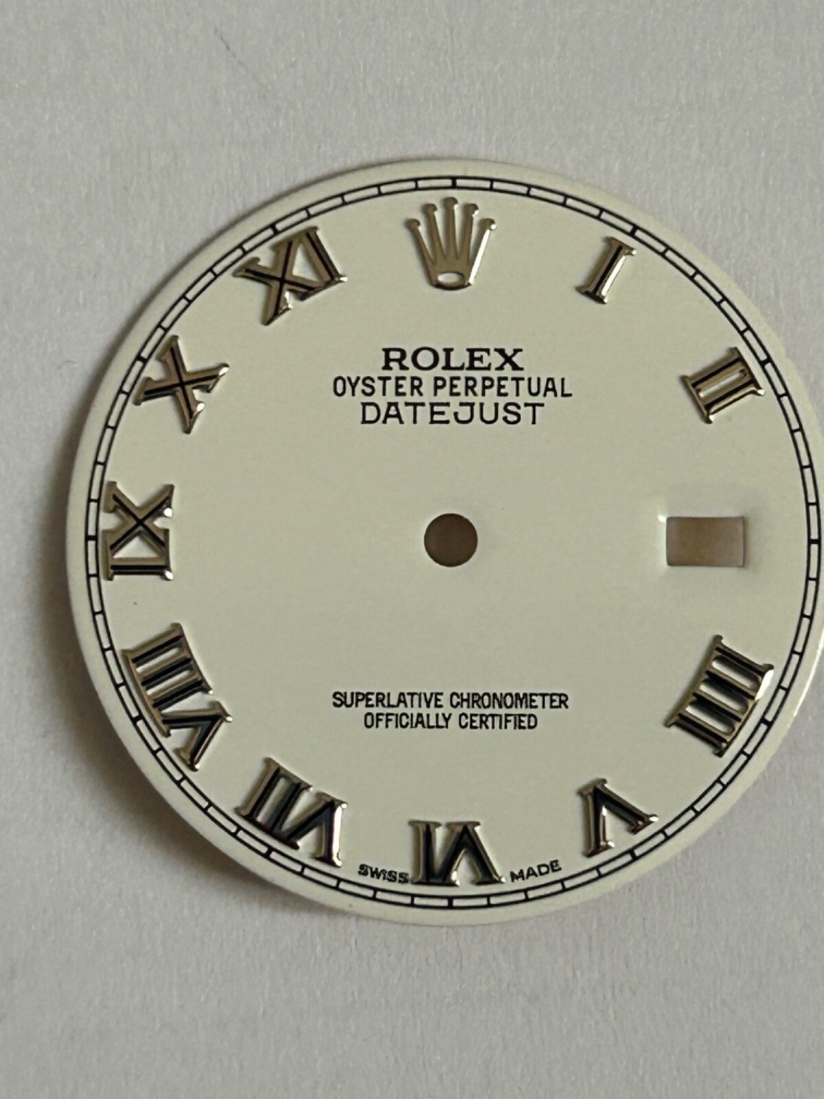 NEW Original Rolex Datejust 116200 white Dial with Roman Date from 2019