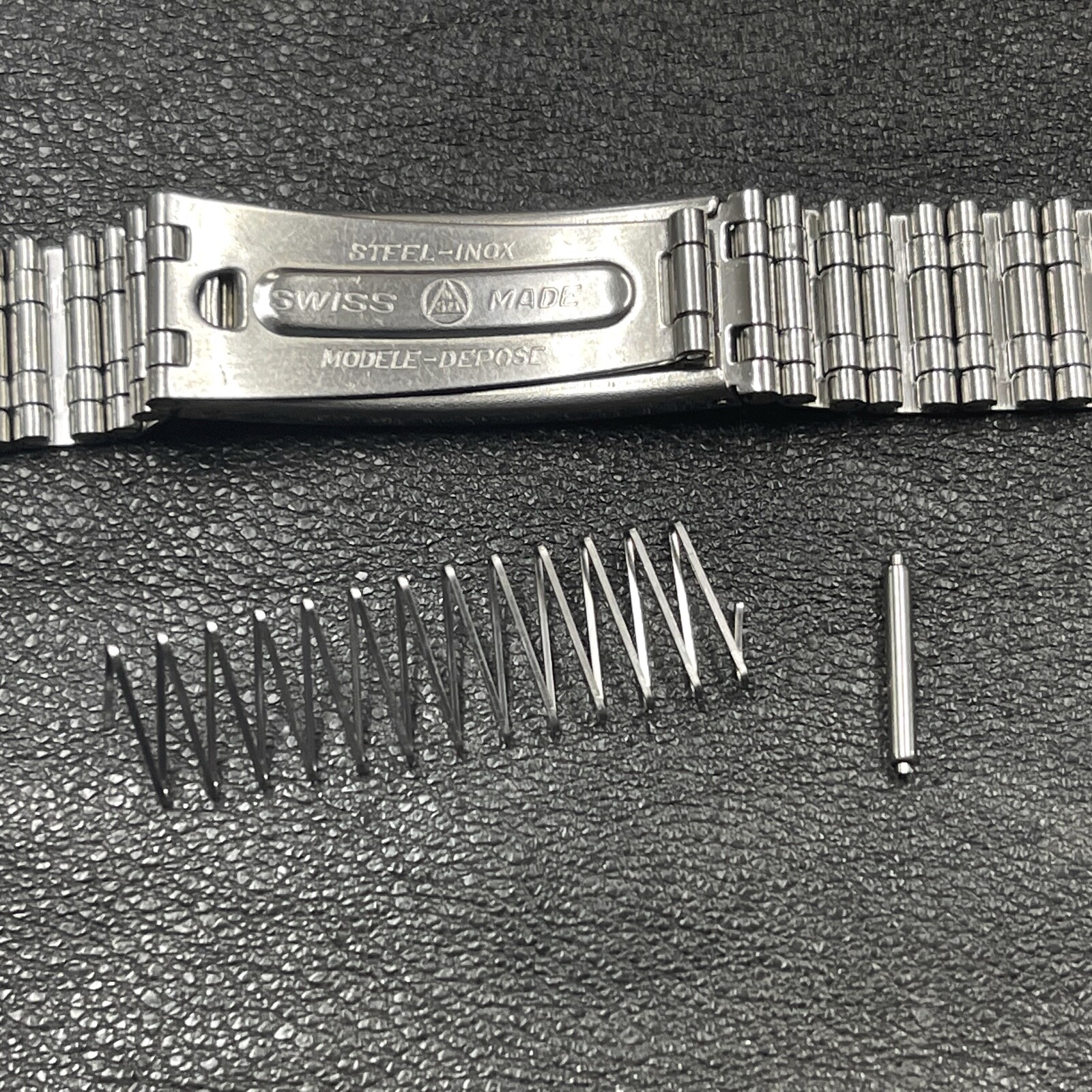 Ladies NSA watch bracelet spring Large Type to long clasp Swiss vintage NOS part
