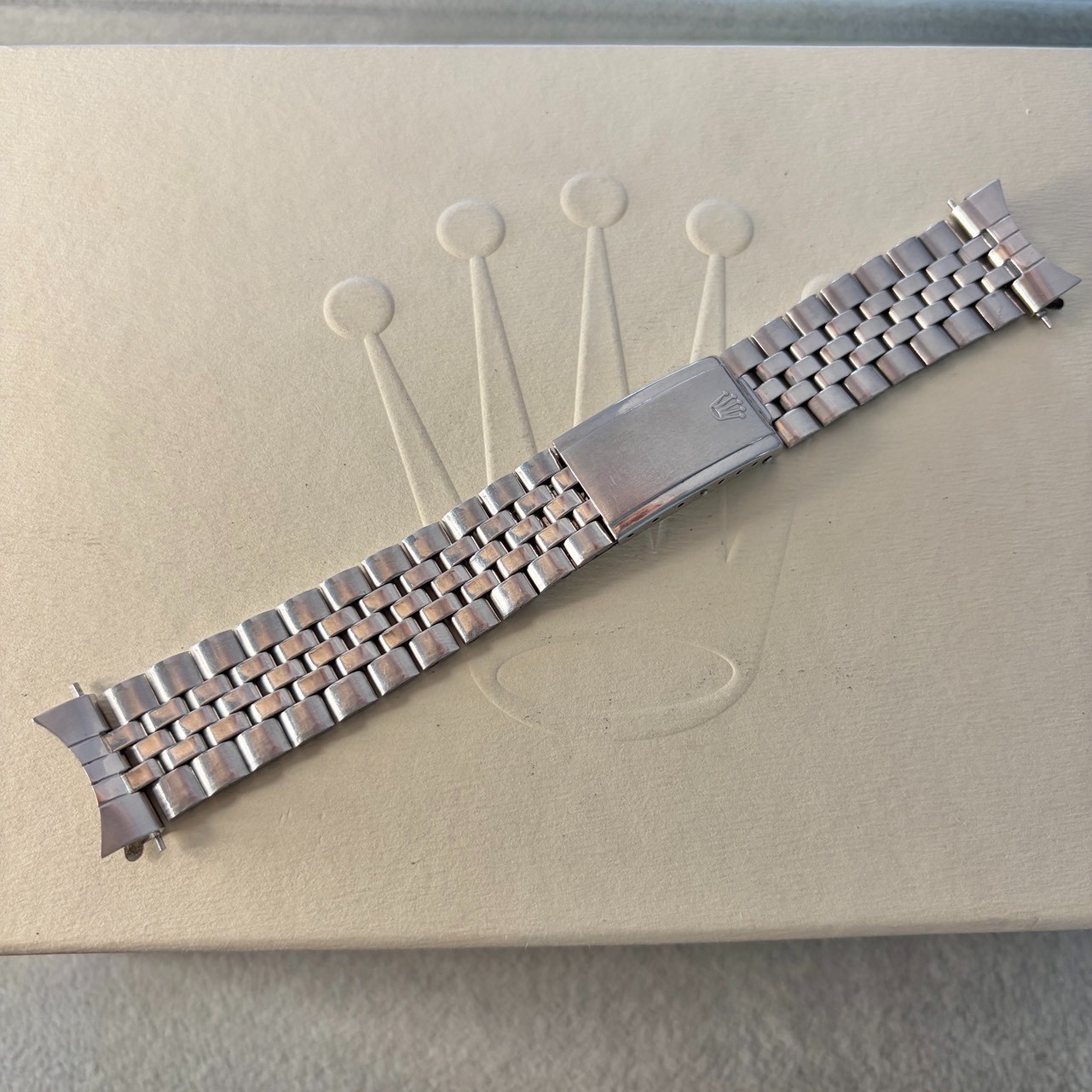 ROLEX Link Old Jubilee bracelet 55 SS 20Link 100%Authentic C8303