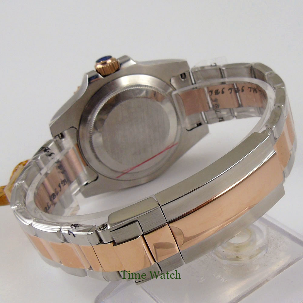 40mm Sapphire Crystal Watch Case Fit NH35 Miyota8215 ETA2824 2836 PT5000 DG2813