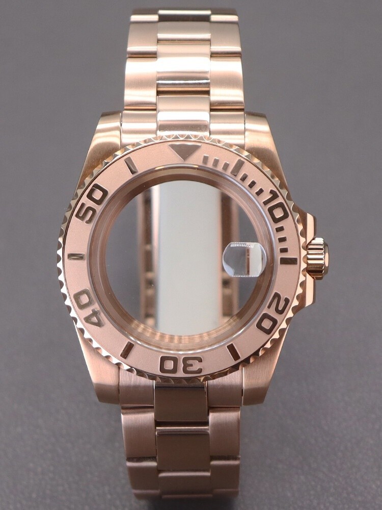 40mm Watch Cases Strap Ceramic Bezel For Nh35 Nh36/38 Movement 10ATM