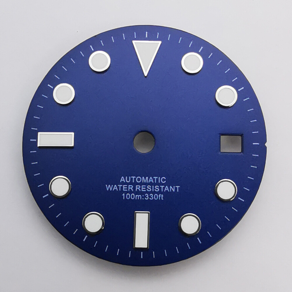 28.5mm luminous sterile watch dial fit NH35 Miyota8215 ETA2824 2836 movement