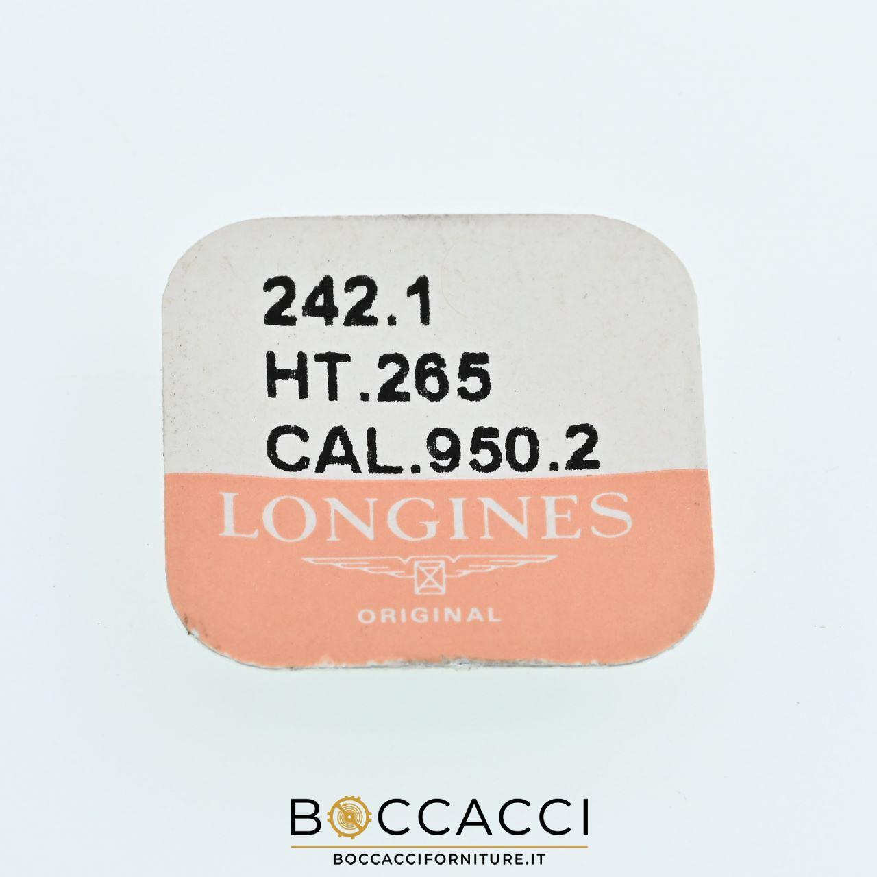 LONGINES L.950.2 Cannon Pinion Ht.265 Cod. 242.1 Calib: L.950.2 (IN BLISTER)