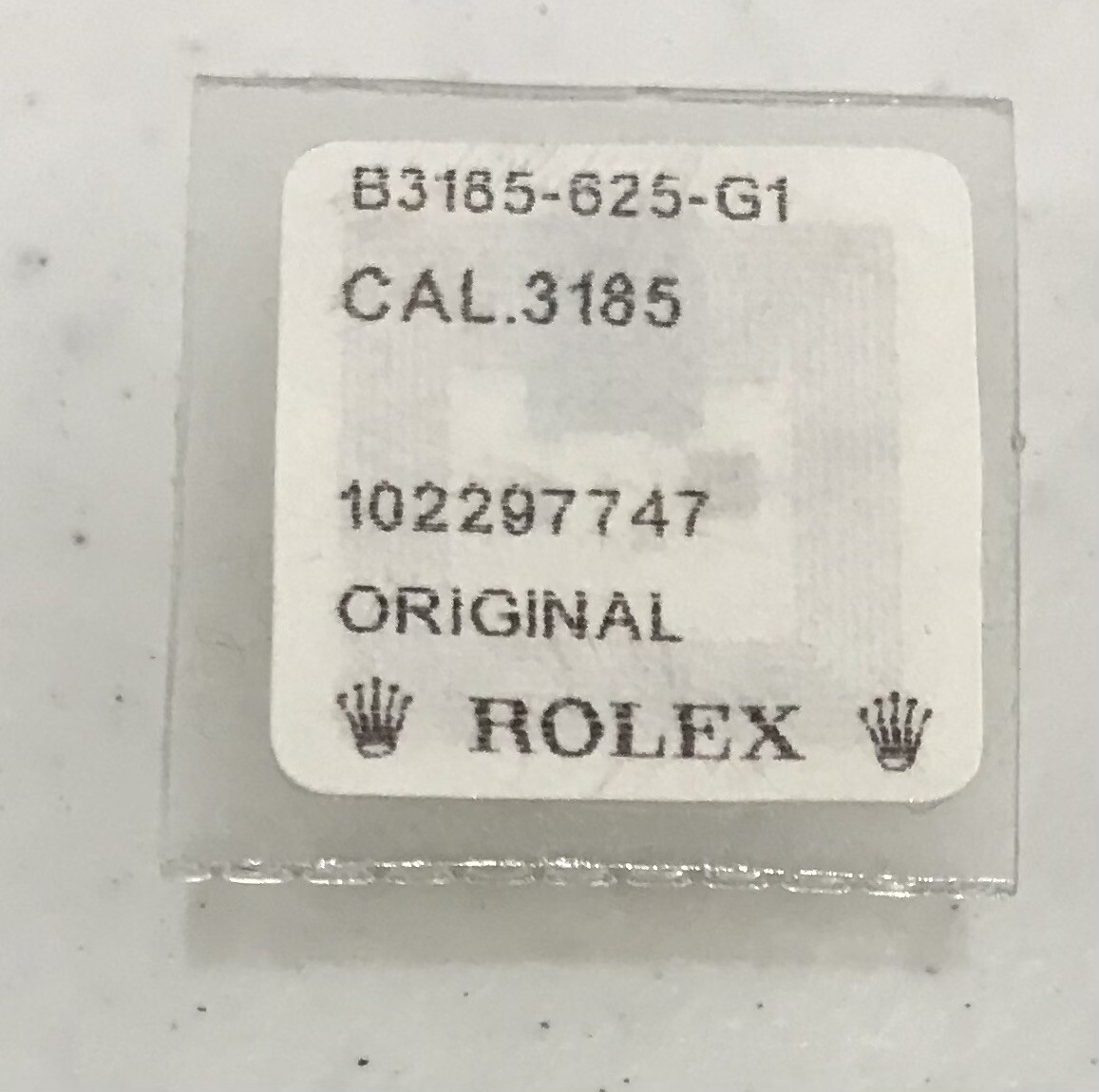Rolex Calibre 3185 Date Wheel 3185-625 – New Sealed Package