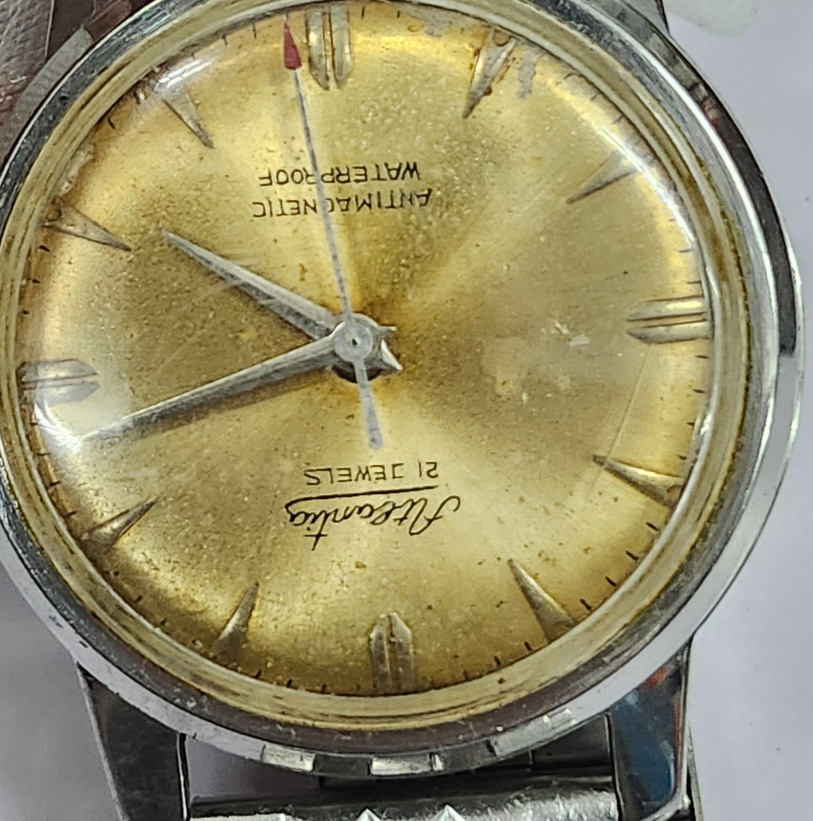 Swiss Atlantis Watch 17 Jewels Mechanical Schwarz-Etienne AOZ Movement Running