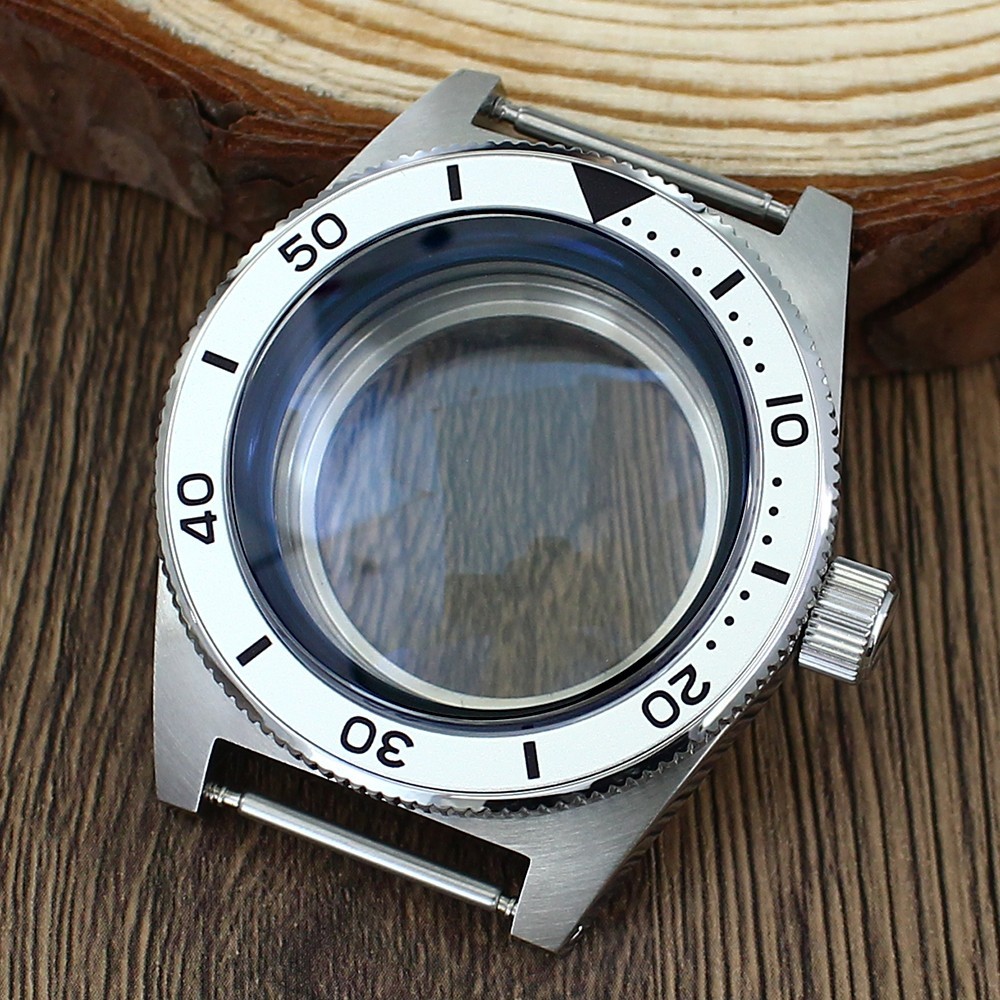 40mm 62MAS Mod Stainless Watch Case Sapphire For Seiko NH34 NH35 NH36 NH38