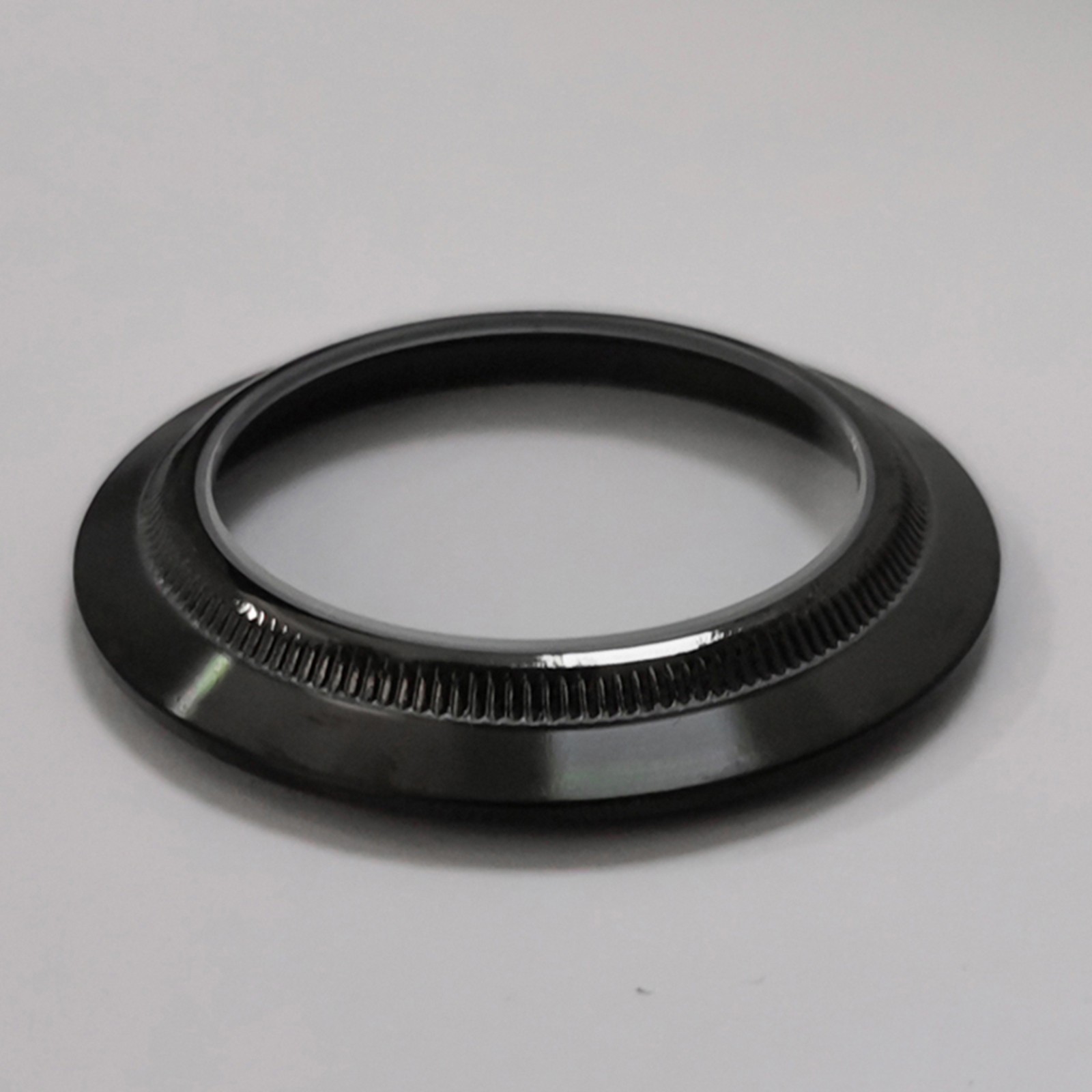 Watch Case 40MM PVD Black SUB Sapphire Flat Mirror Watch Case for NH35/NH36