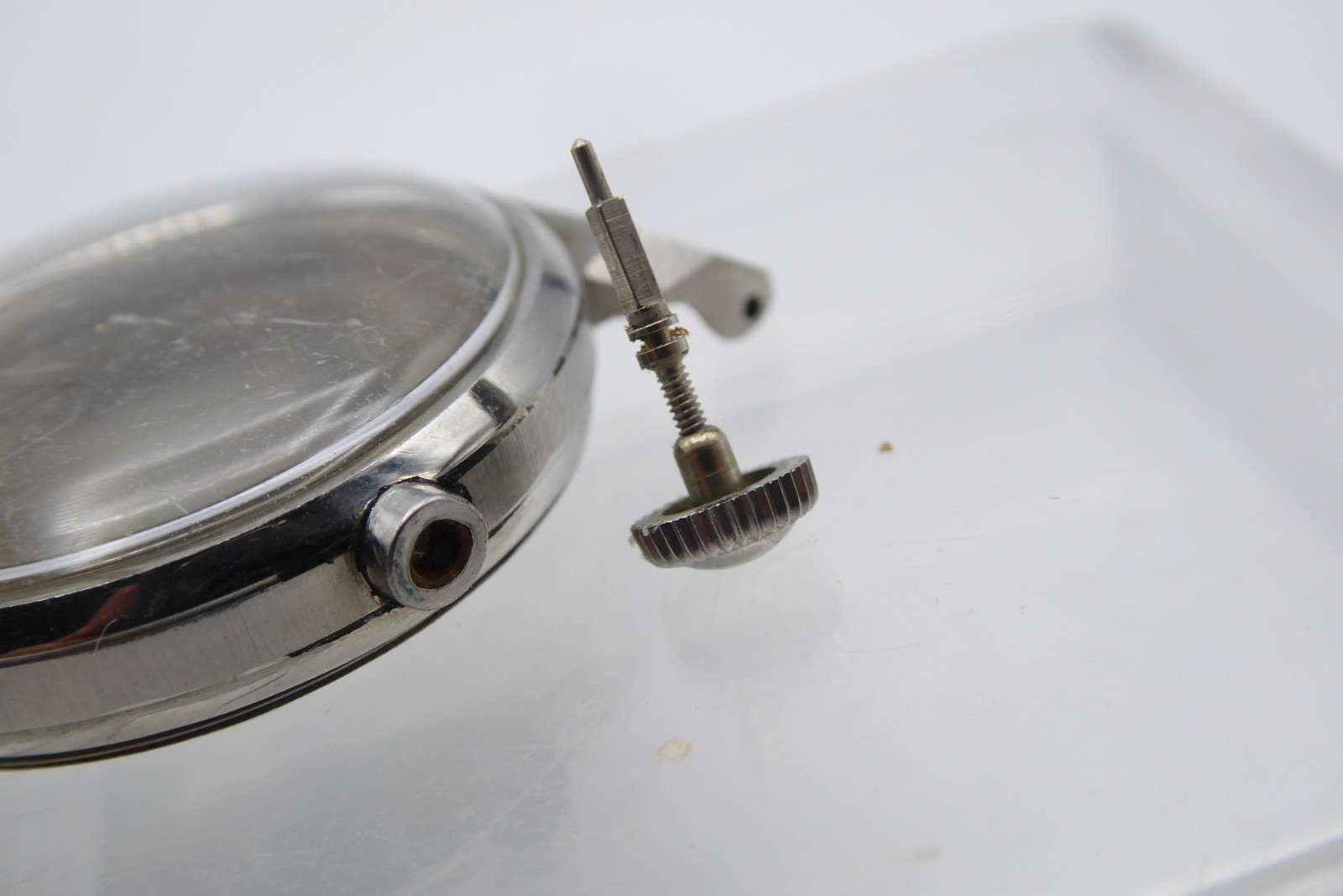 Movado François Borgel vintage case steel 30mm