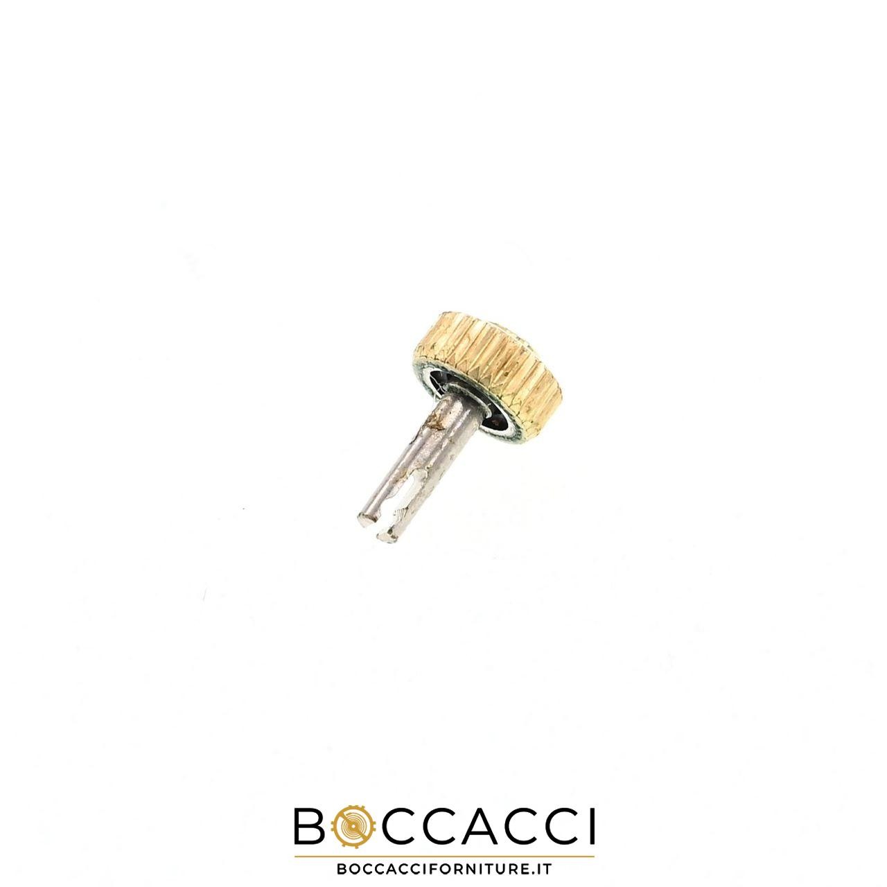OMEGA 43022 Yellow Gold Crown Ø 3.75mm Tube 2.0mm (EXCELLENT STATE)