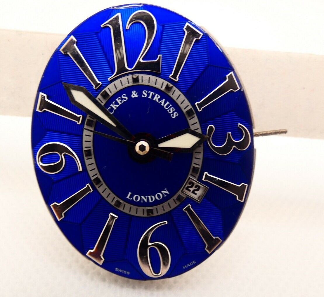 franck muller movement Automatic Blue bis dail GENUINE 100% working 1A