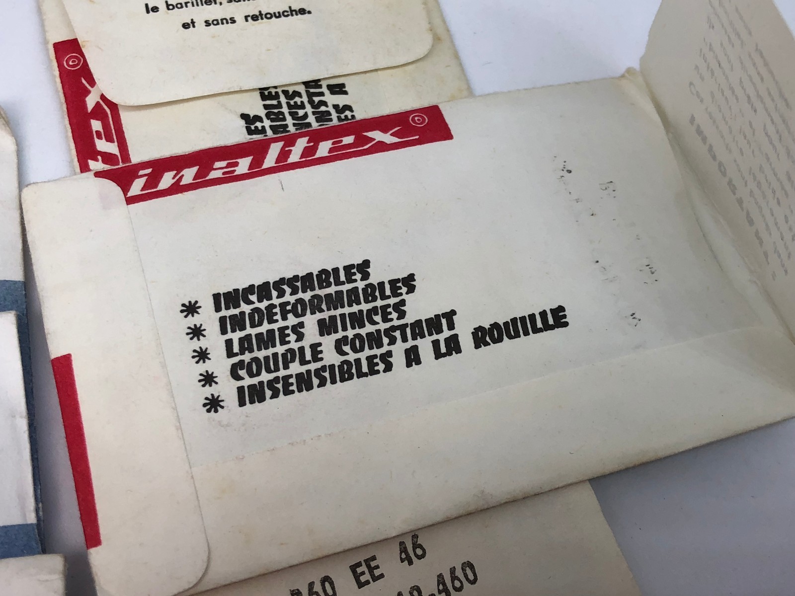 Lot of 6 Packages of INALTEX Springs RESSORTS for Watches. 140EE46 – 250NN78TR
