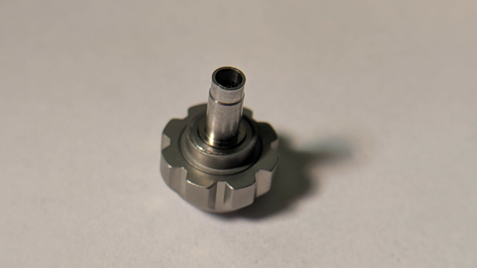 Unbranded Swiss Made crown for Formula 1, 7.8mm Screw w Tube NEW CAR-7801 WHITE