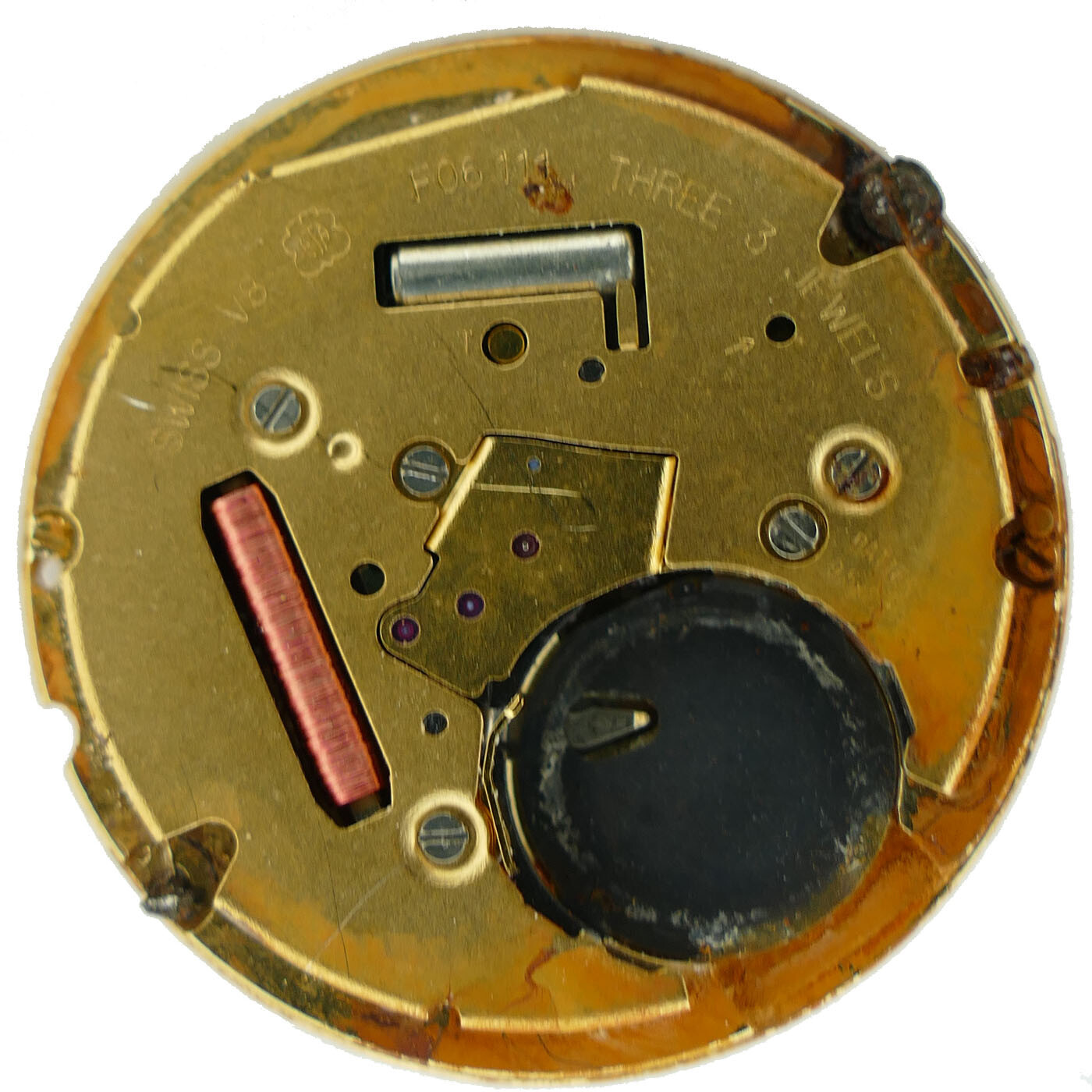 ETA 3 HAND QUARTZ WATCH MOVEMENT F06.111