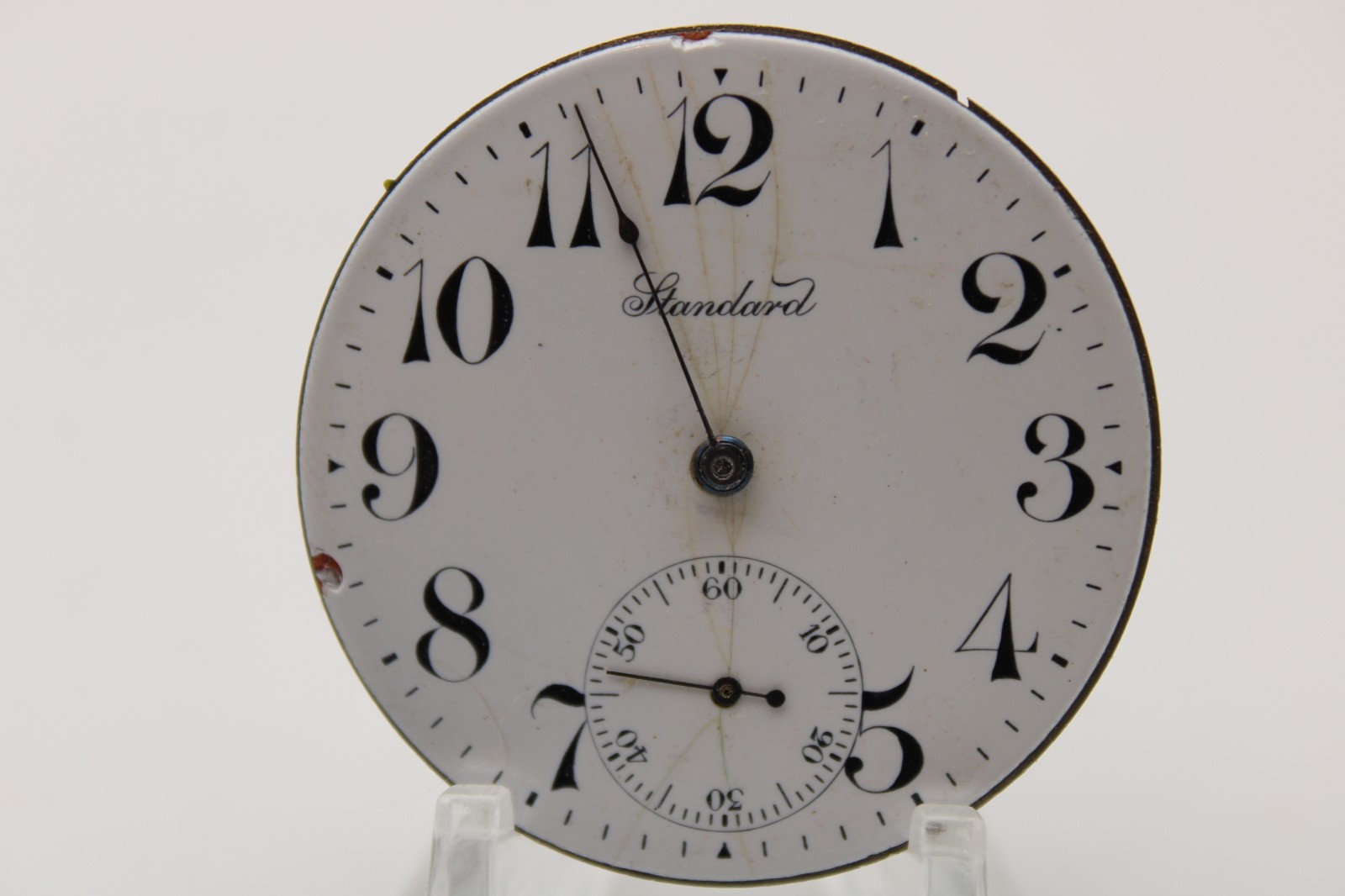 1909 NEW YORK STANDARD POCKET WATCH MOVEMENT BD001585 GRADE: 95 16s 7j (FG3)
