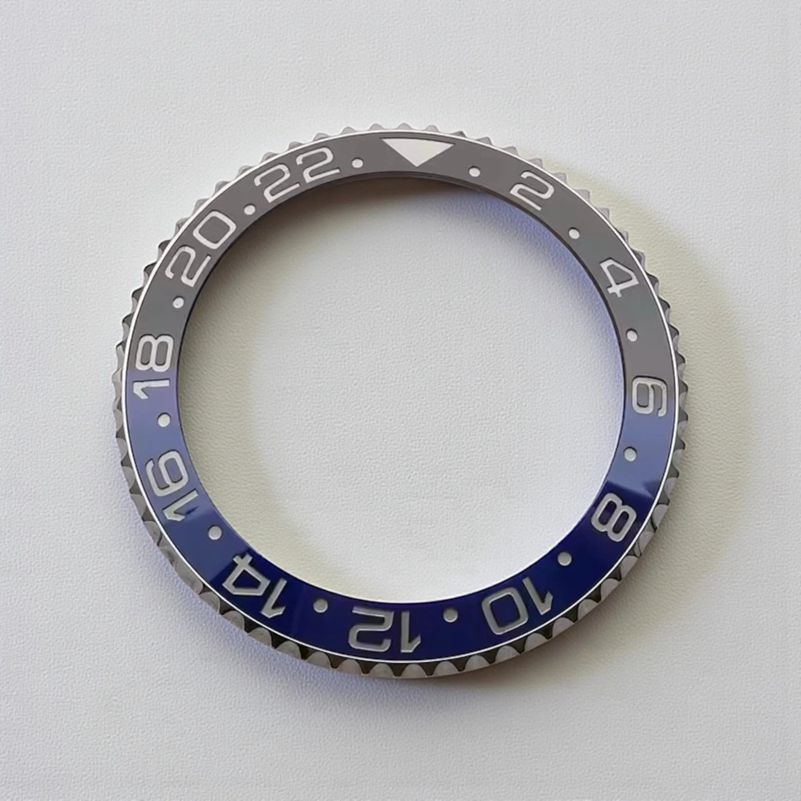 Black Blue Custom Made Watch Bezel Insert For Rolex GMT Master II Batman