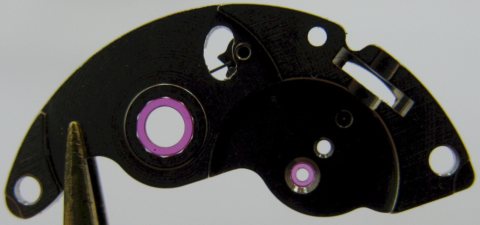 Bulova Watch Movement 10COAC 30 jewels … part barrel bridge