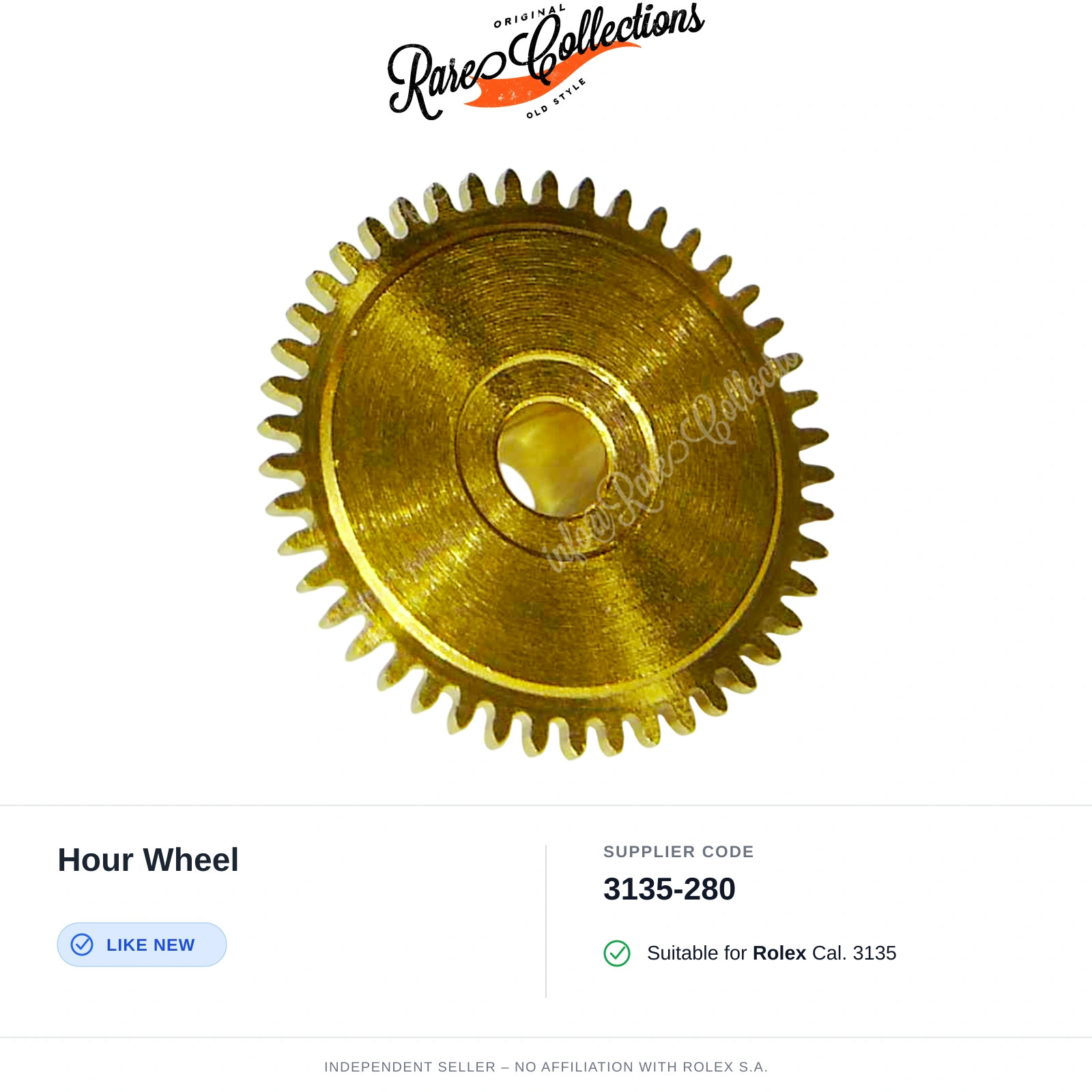 Hour Wheel for Rolex (cod. 3135-280) — Excellent Condition