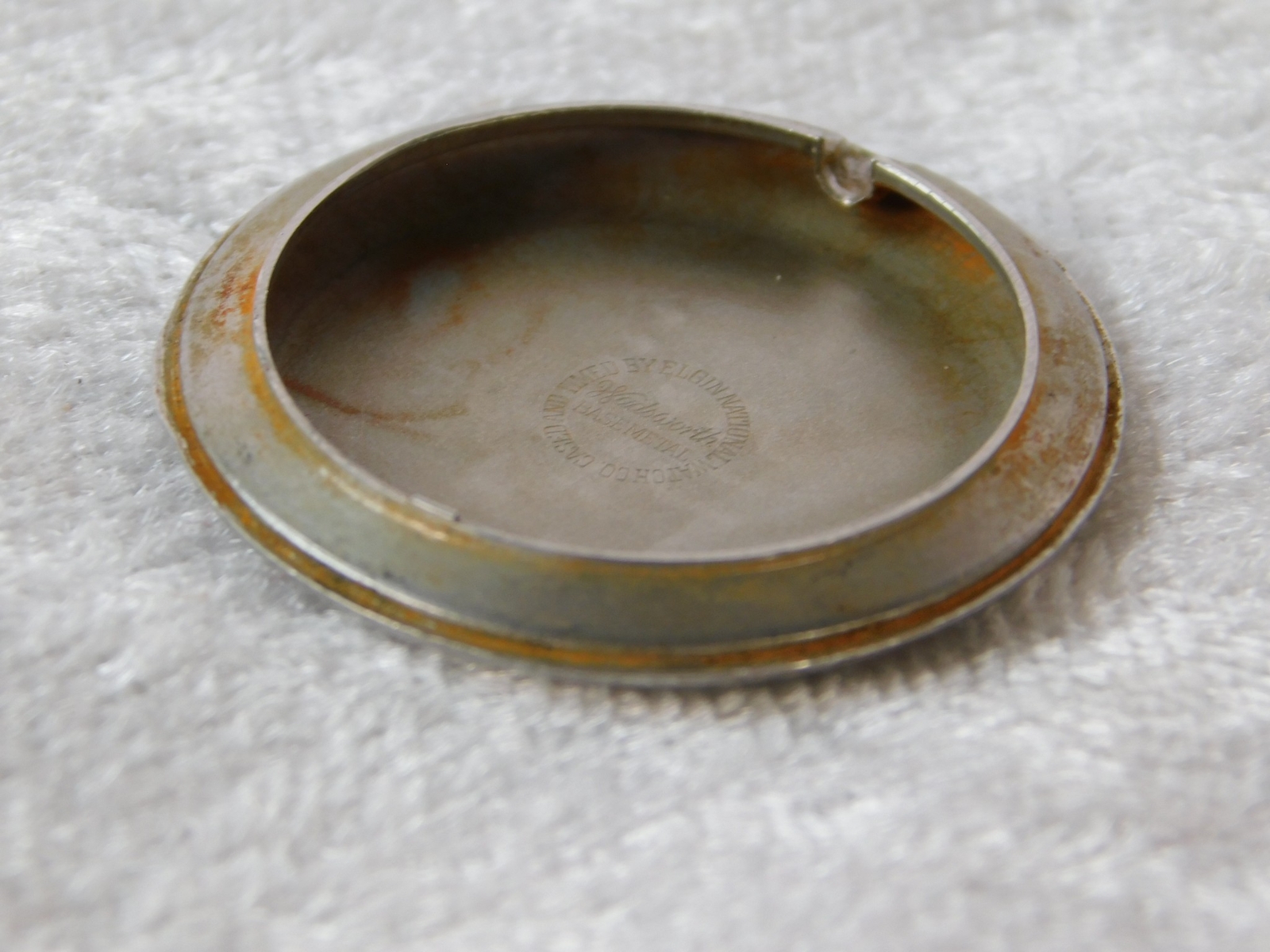 WWII US Army Elgin US Ordnance Dept Pilot Hack Wrist Watch Back Case Cover 29mm