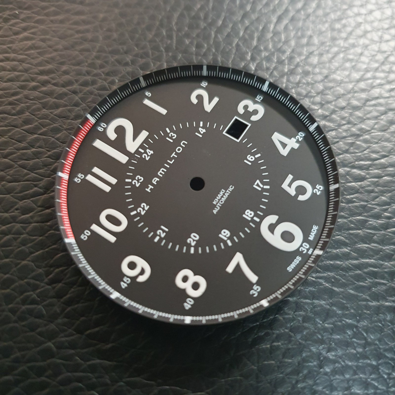 Original HAMILTON Khaki Officer 44mm Automatic Watch Dial
