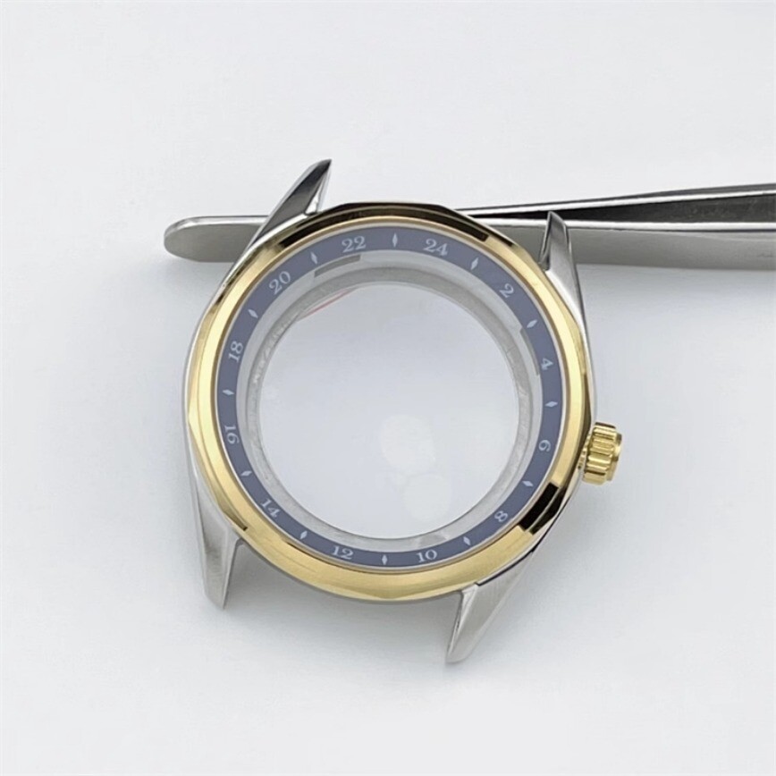 39mm NH35 Case 316L Steel Sapphire Glass Fit NH35/36/4R35/4R36 Movements