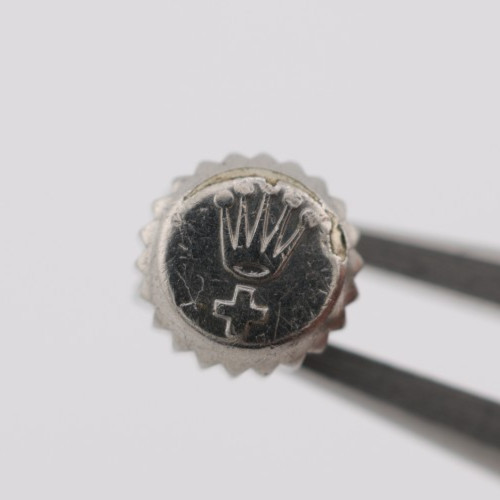 Genuine Vintage ROLEX Speed King Steel Brevet Cross + 5.26mm Crown (OG49)