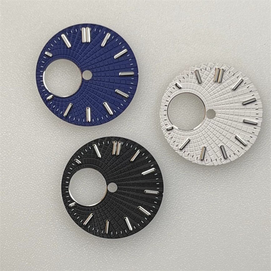 NH38 Dial Blue White Black Green Luminous Dial 28.5mm Fits NH38/NH34 Movement