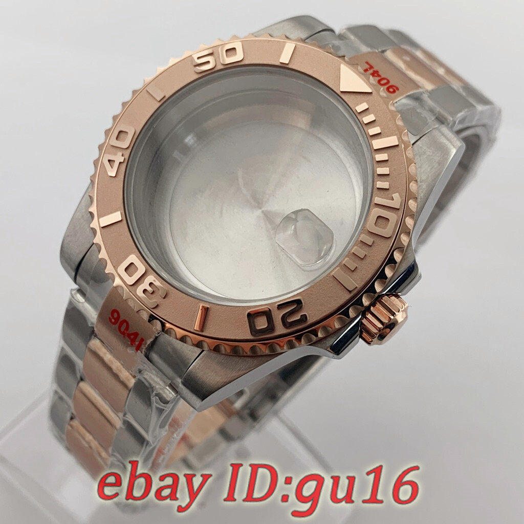 40mm Sapphire crystal Watch Case Fit NH34 NH35 NH36 ETA2824/2836 Miyota8215 821A