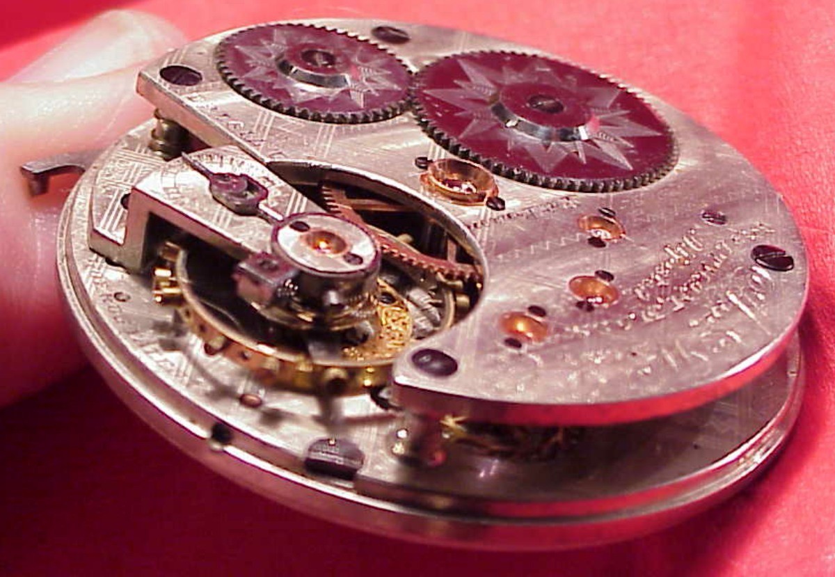 VINTAGE 1872 16 JEWELS AM WALTHAM CO POCKET WATCH MOVEMENT TICKaBIT
