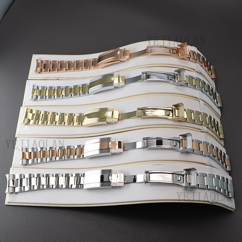 Watch Repair 20mm 316L Steel Bracelet For YACHT GMT Seiko Mod Parts