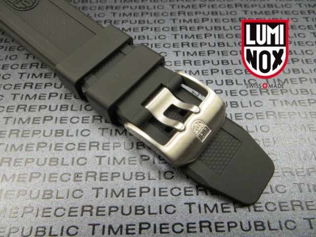 LUMINOX Watch Band A Black Rubber Strap 23mm 3050 3950 Colormark Diver Navy Seal