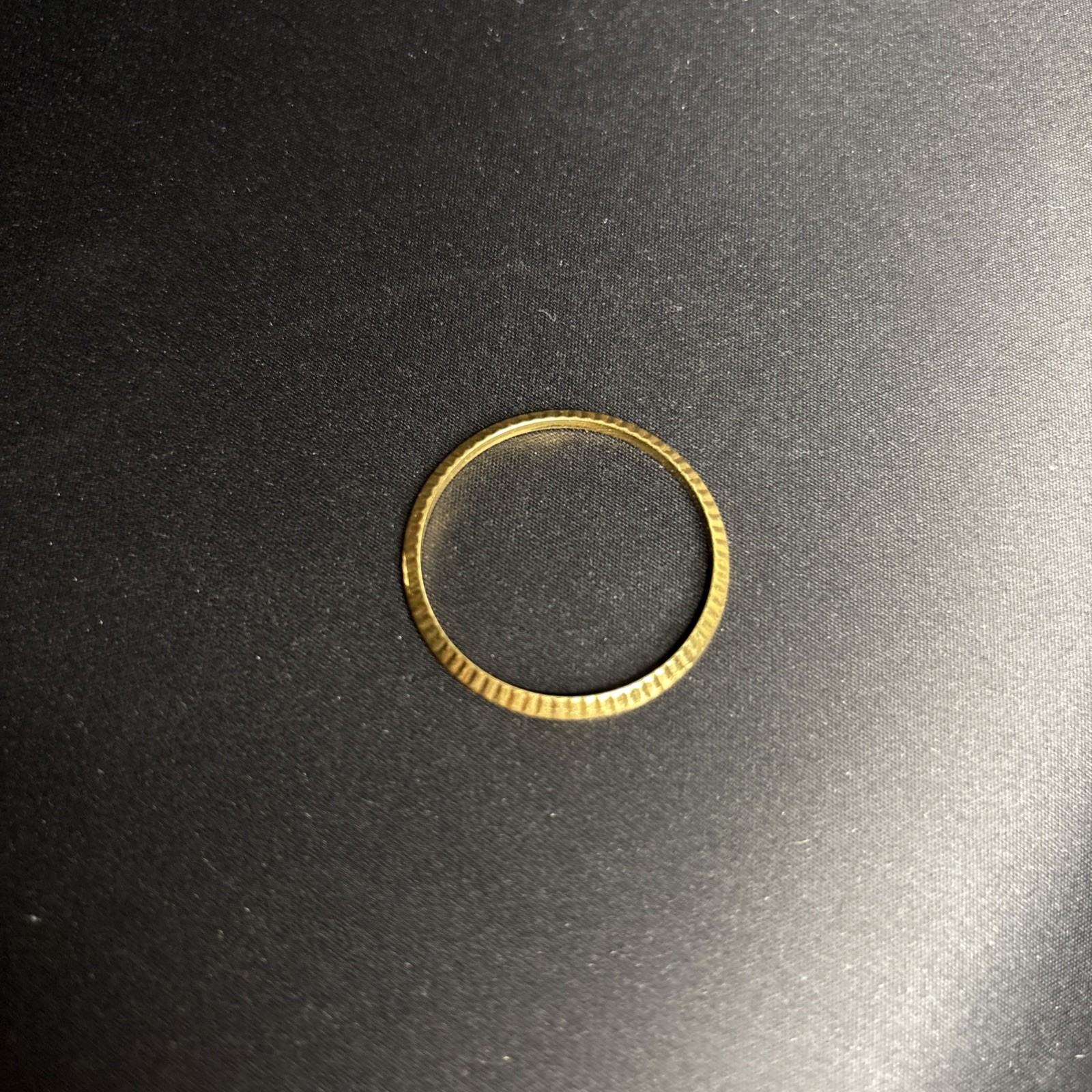 Genuine Rolex Datejust 36mm 18k Yellow Gold Fluted Bezel Authentic Part -2 Dents