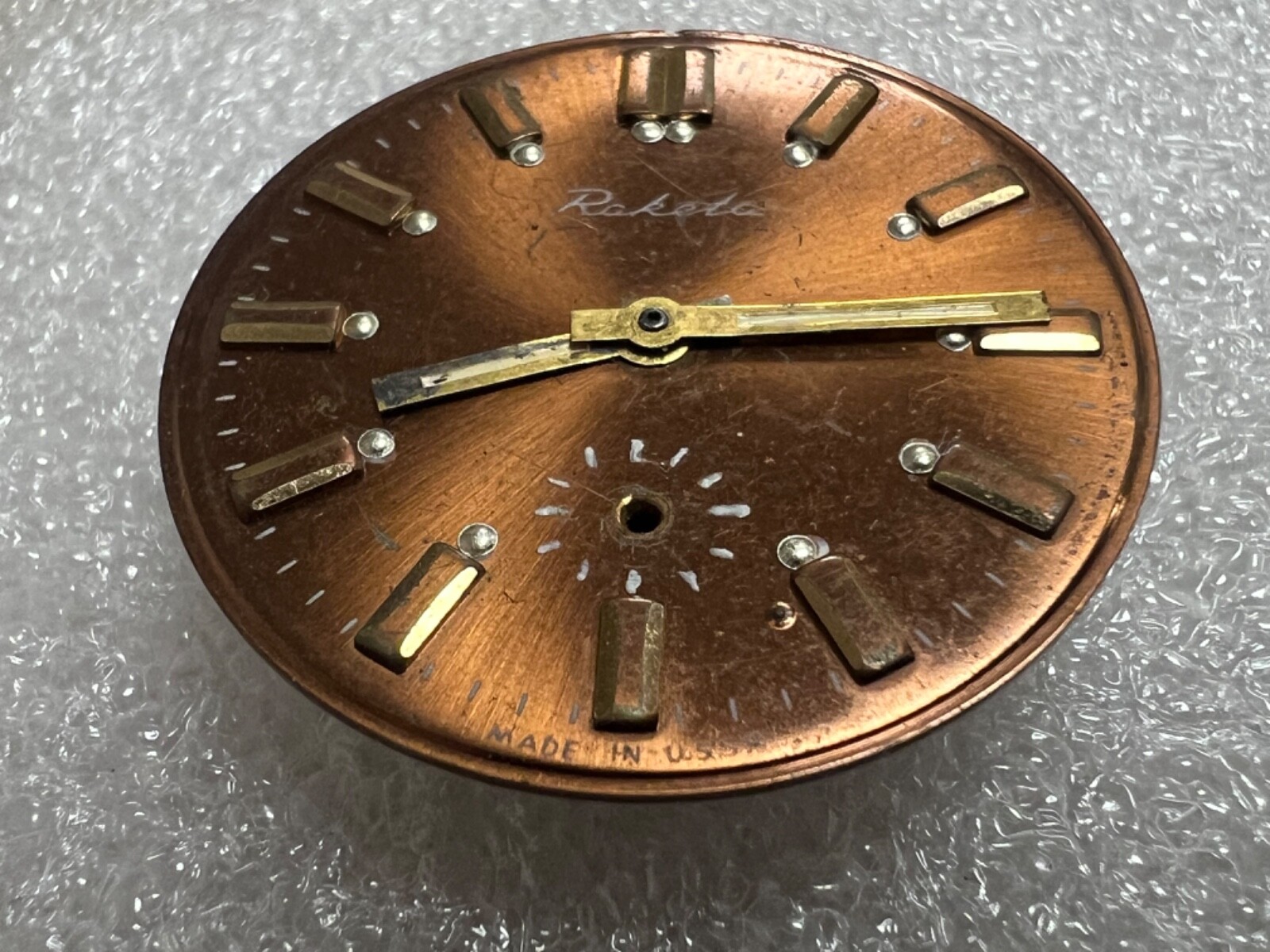 Watch movement USSR Raketa Cal.2603 plus Dial.For parts.