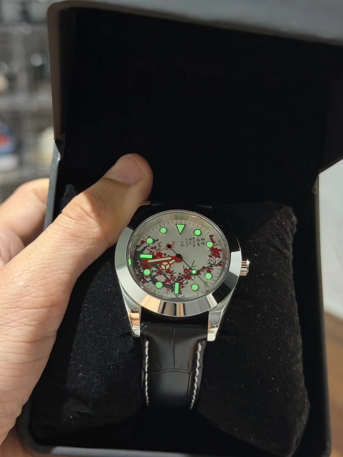 28.5mm Watch Dial for NH35 NH36 Movement Color Printed Series Accessories Part
