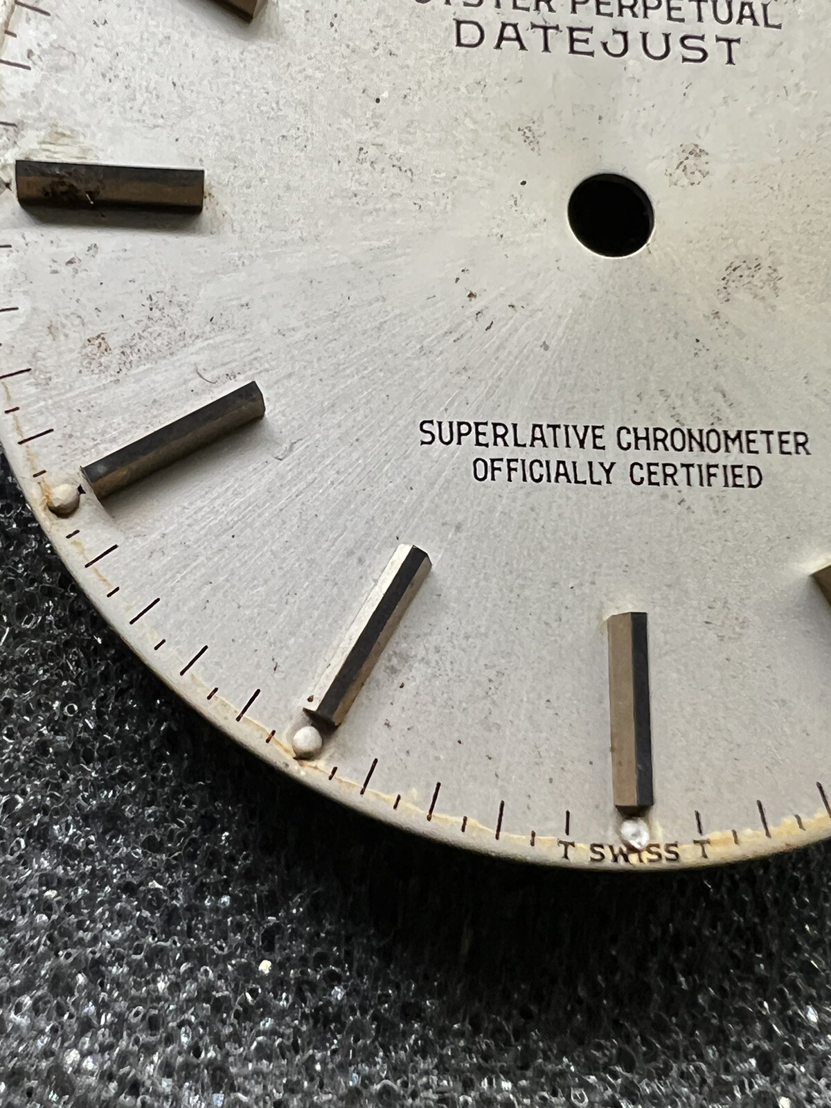 ORIGINAL Rolex Dial 36mm Datejust Silver S/S with Date Swiss 16200/16220/16234
