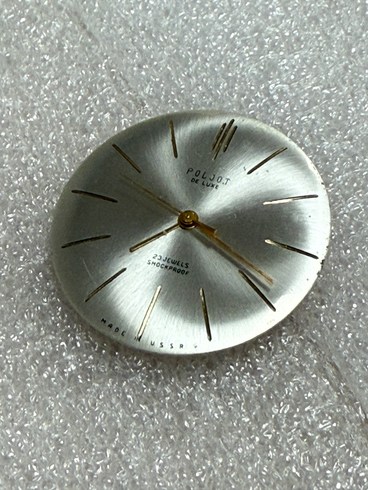 USSR POLJOT de LUXE movement 2209 caliber Gold Plated watch mechanism. FOR PARTS