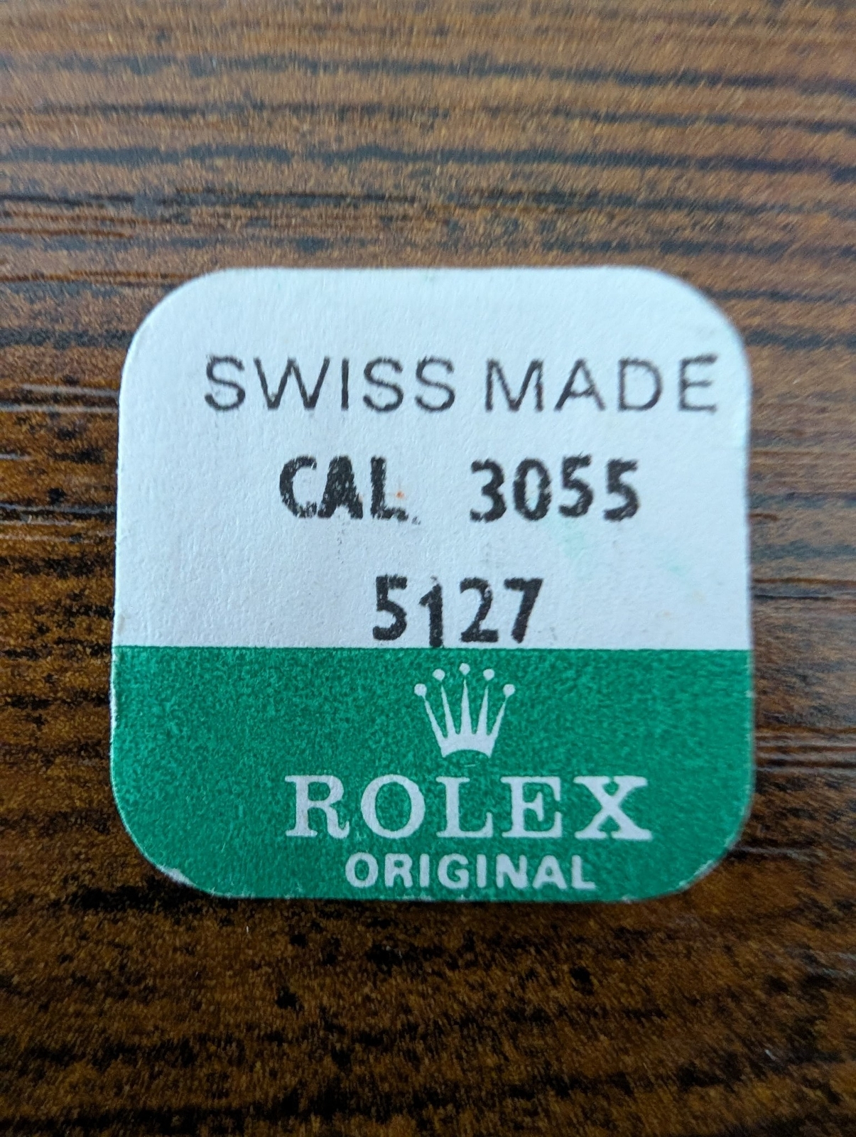 ROLEX-CALENDAR WHEEL-FACTORY SEALED-CAL 3055 PART 5127