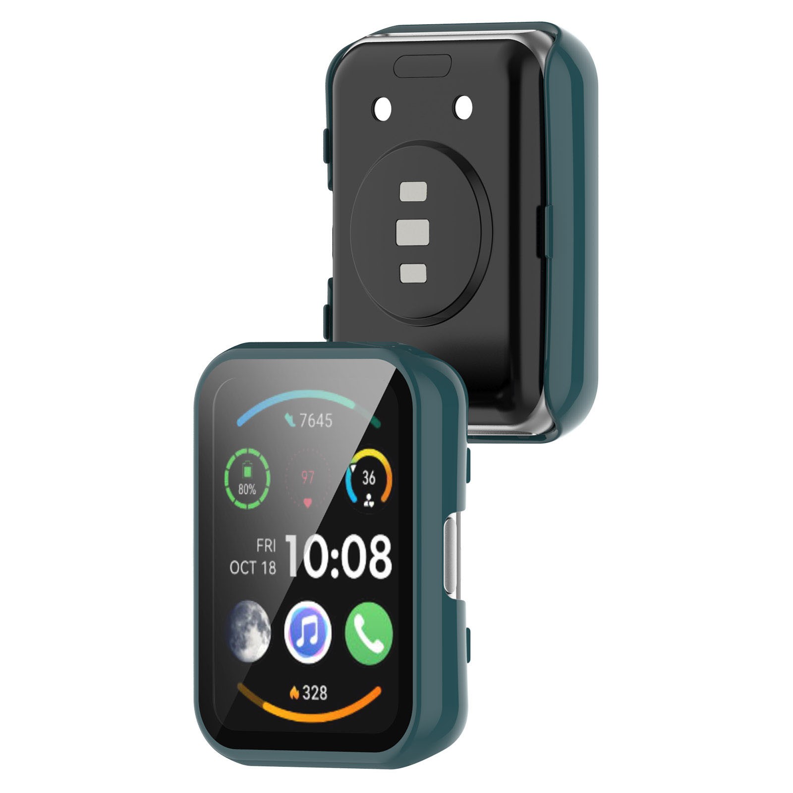 PC+Tempered Film Protective Case for Huawei Watch Fit Special Edition (B39)