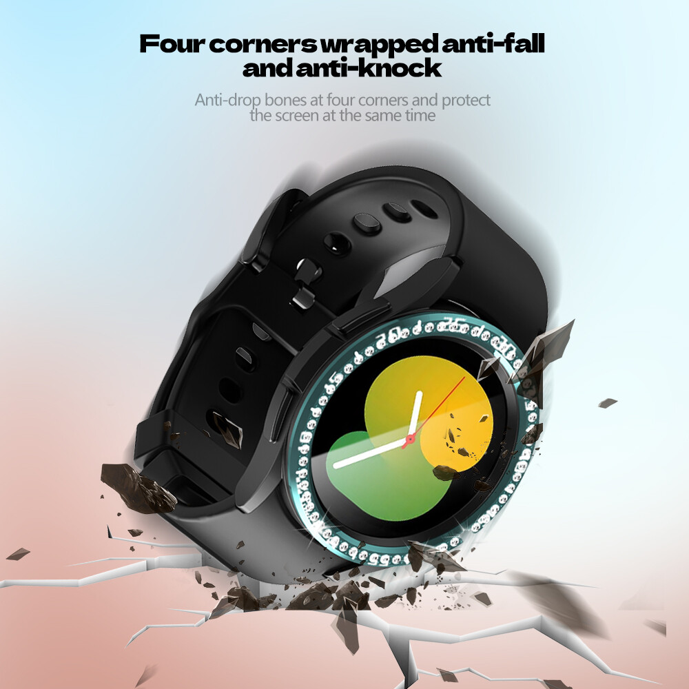 Diamond Bezel Styling Frame Ring Case Cover For Samsung Watch 6 Classic 43/47mm