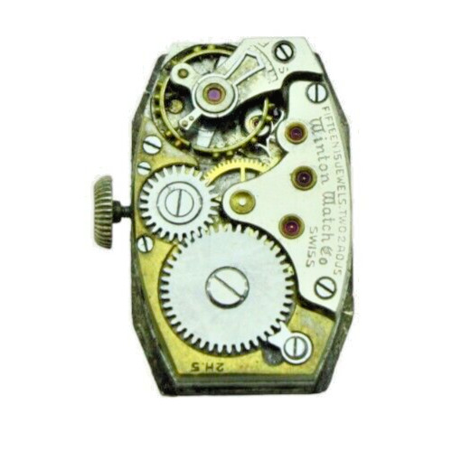 Winton Model 2H.5 Swiss Watch Movement 15 J 2 Adj 7 X 11′” = 15.5 x 24.4mm