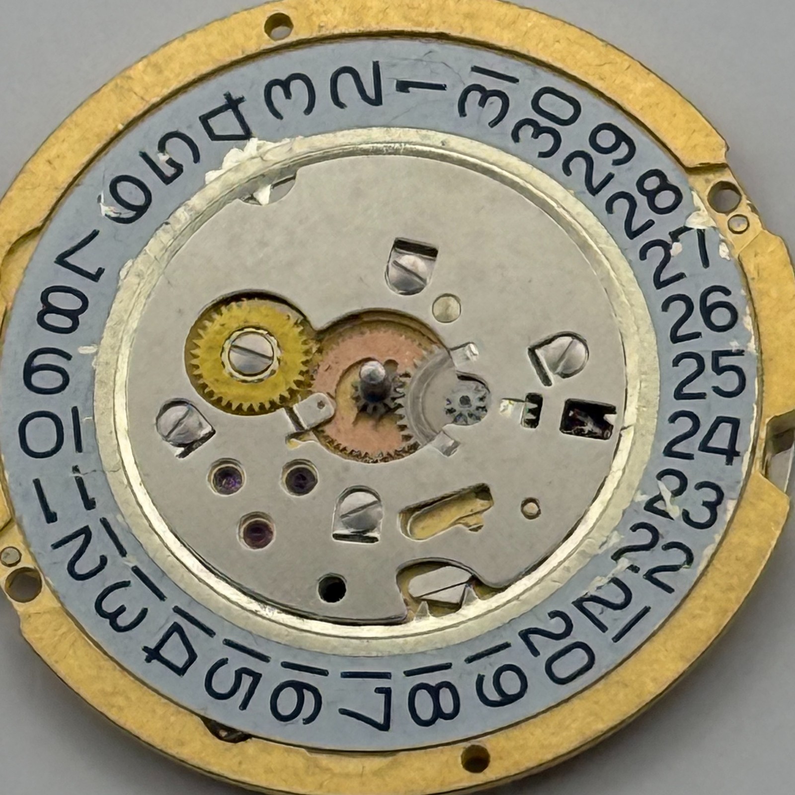 Ronda 1006 Watch Movement Quartz Swiss Date 8 Jewels Vintage Parts Repair 23.9mm