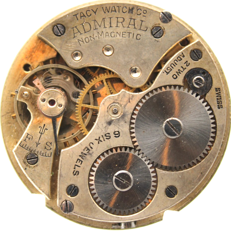 TACY ADMIRAL SWISS POCKET WATCH MOVEMENT 6j 39.6mm REF. 759 (TB)