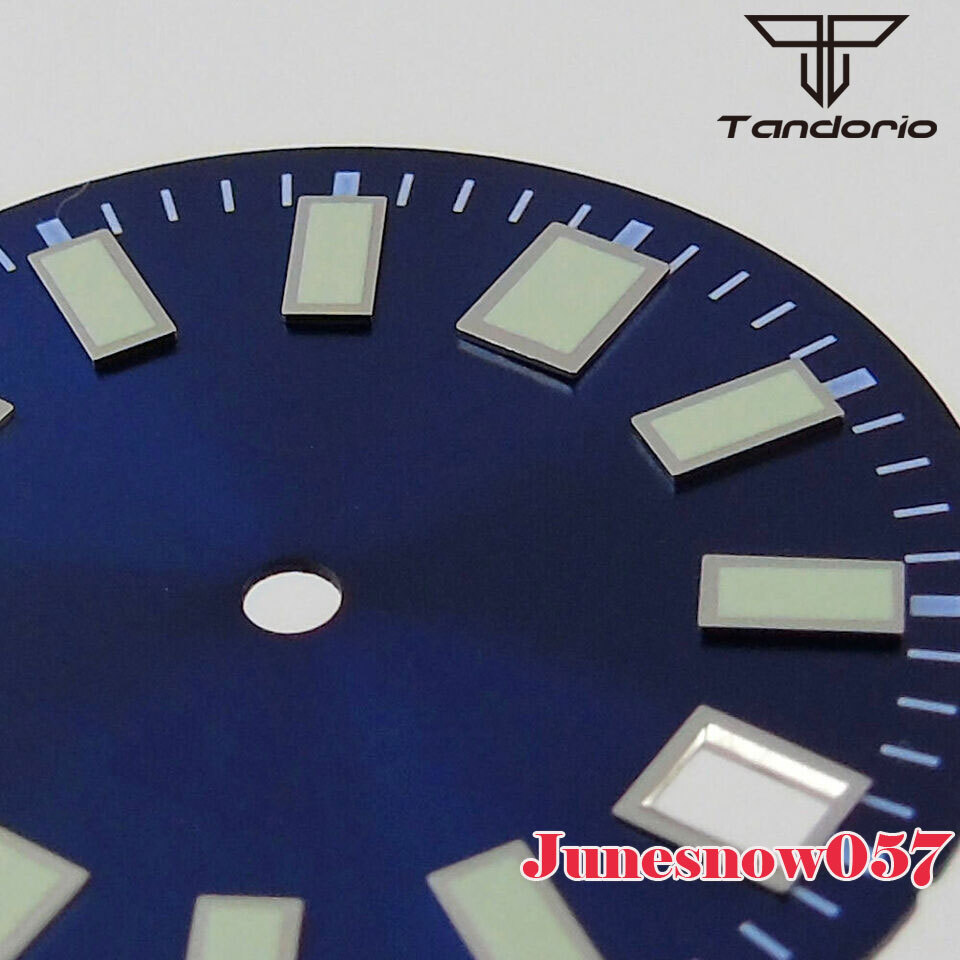 29MM Blue Gray Black Watch Dial 62MAS Men Fit NH35A NH36 SKX ETA2824 PT5000 Movt