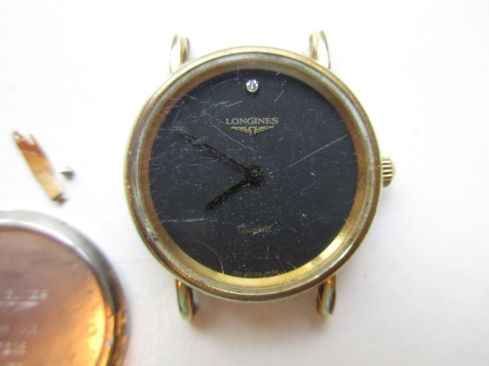 Longines ETA cal. 976.001 cal. L153.4 Swiss quartz movement in case – running