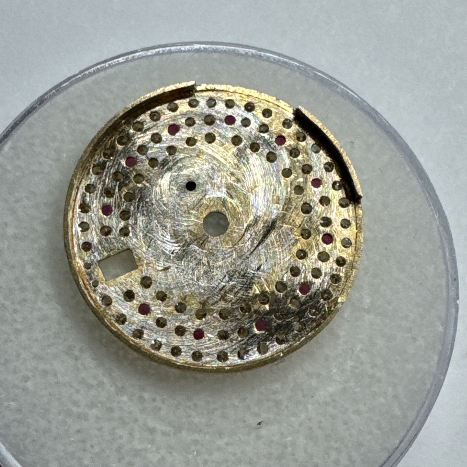 Rolex Lady Datejust Diamond And Ruby Dial 2035 2135 Beautiful Custom